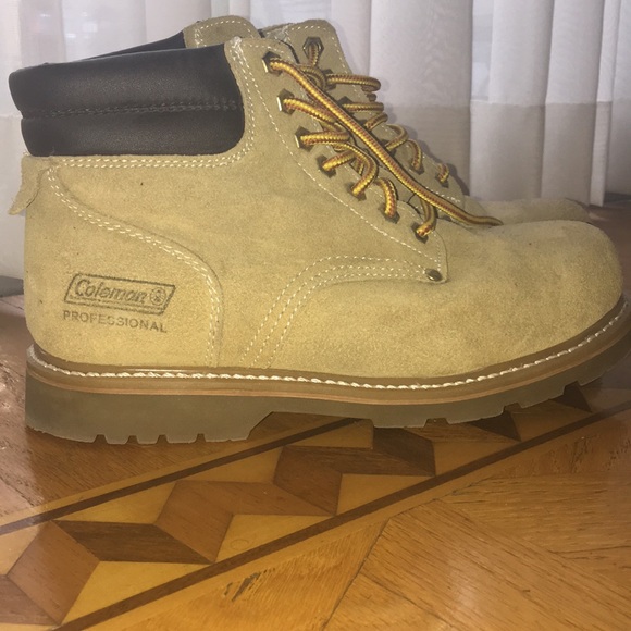 coleman work boots steel toe
